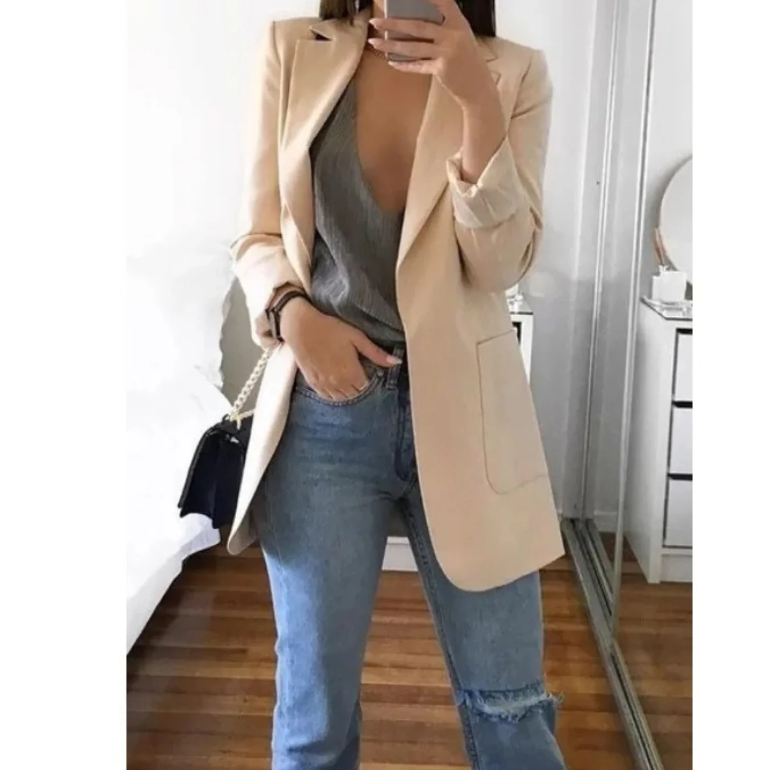 Heidi-Mode | Blazer Lang Damen Blazer - Image 3