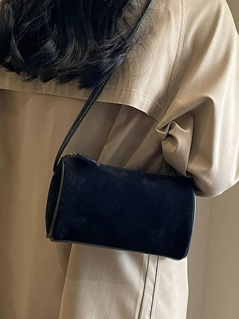 Heidi-Mode | Weiche Braune Wildleder Tasche - Image 3