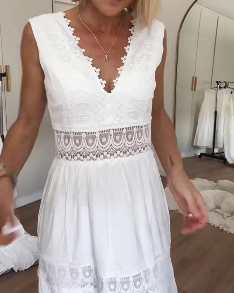 Heidi-Mode | Spitze Boho Kleid - Image 2
