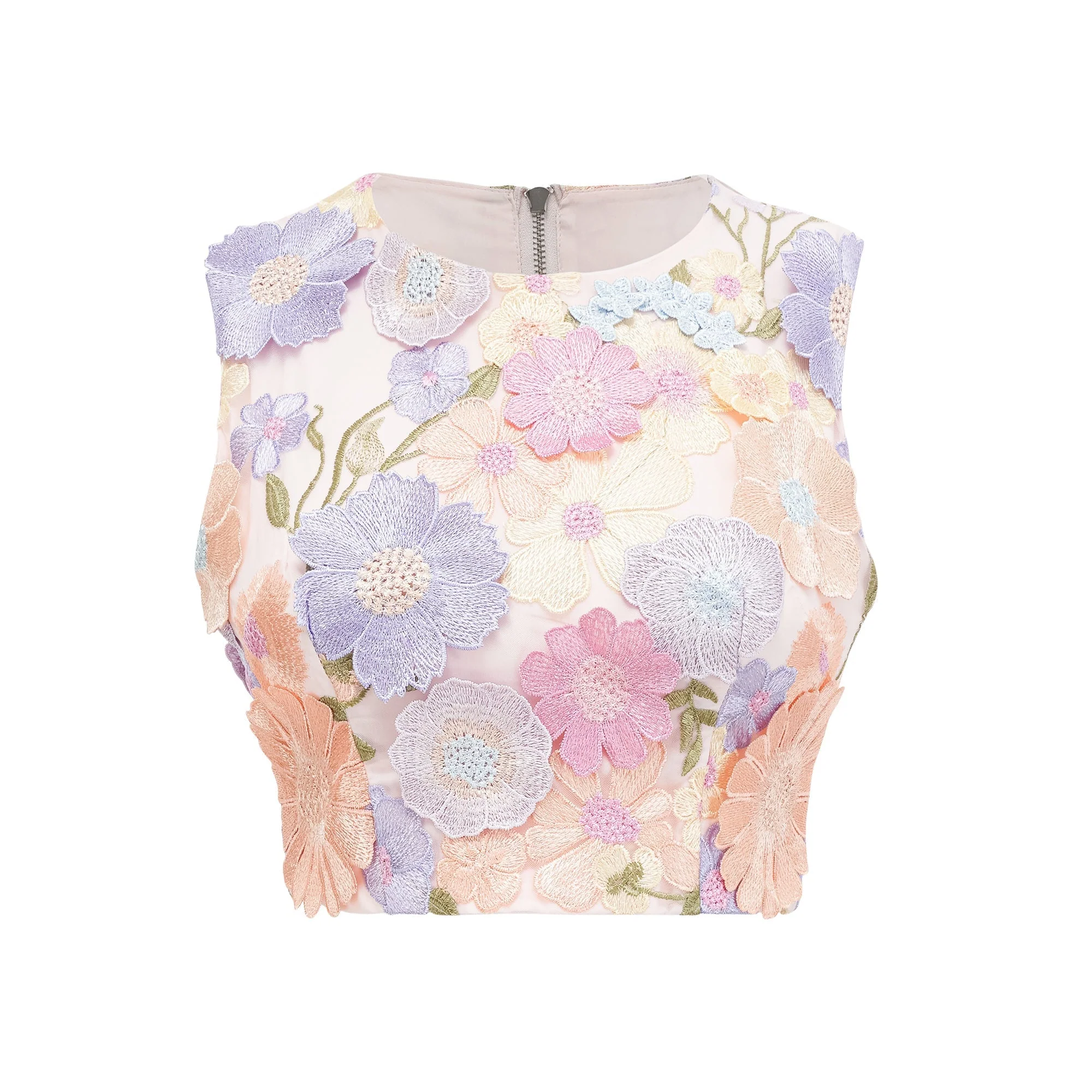 Heidi-Mode | Petal Besticktes Top & Rock Passendes Set - Image 2