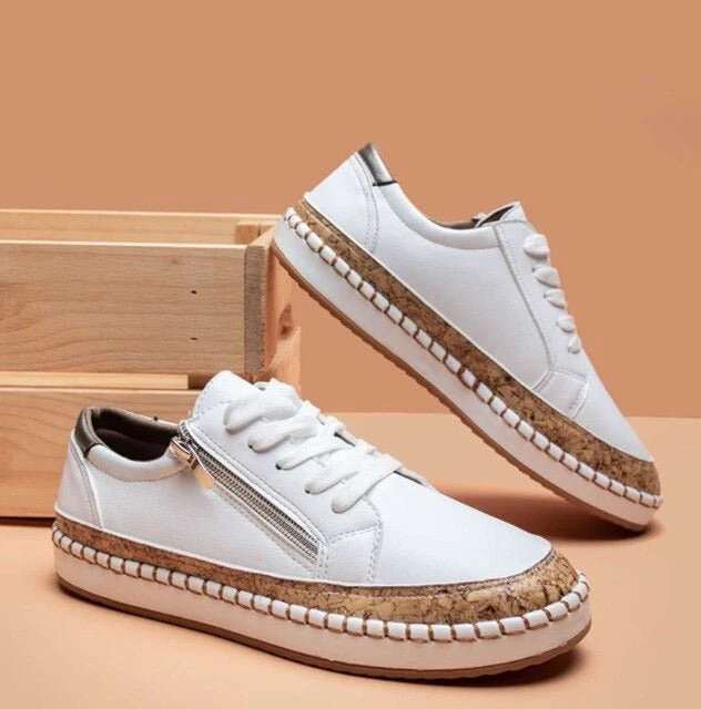 Heidi-Mode | Floral Orthopädische Reißverschluss Sneaker - Image 6