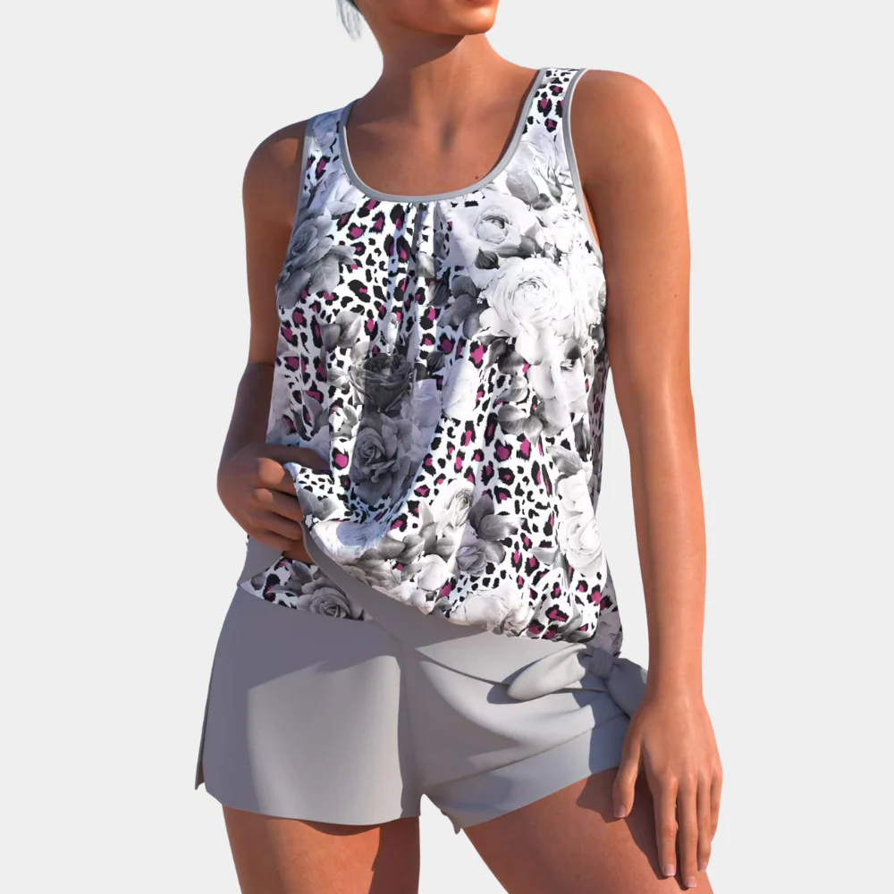 Heidi-Mode | Blumen Tankini Satz - Image 3