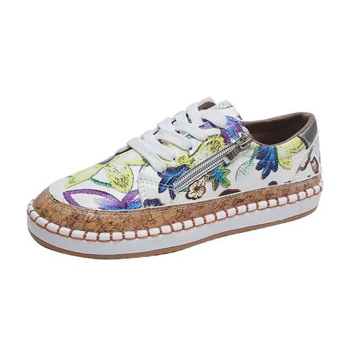 Heidi-Mode | Blumendruck Schuhe mit Ergonomischem Fußbett - Image 7