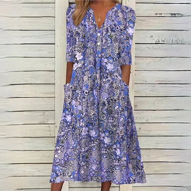 Heidi-Mode | Blumenkleid für Den Frischen Frühling - Image 2