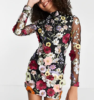 Heidi-Mode | Blumen-Kleid mit Feinen Details - Image 4