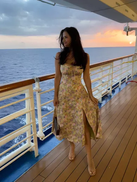 Heidi-Mode | Blumiges Corsagenkleid