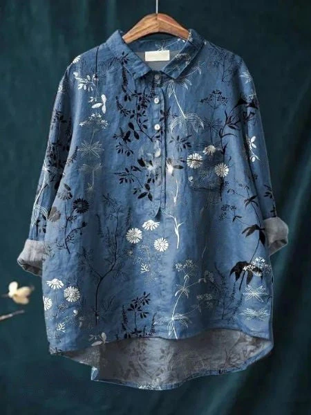 Heidi-Mode | Elegante und Vielseitige Blumenbluse - Image 4