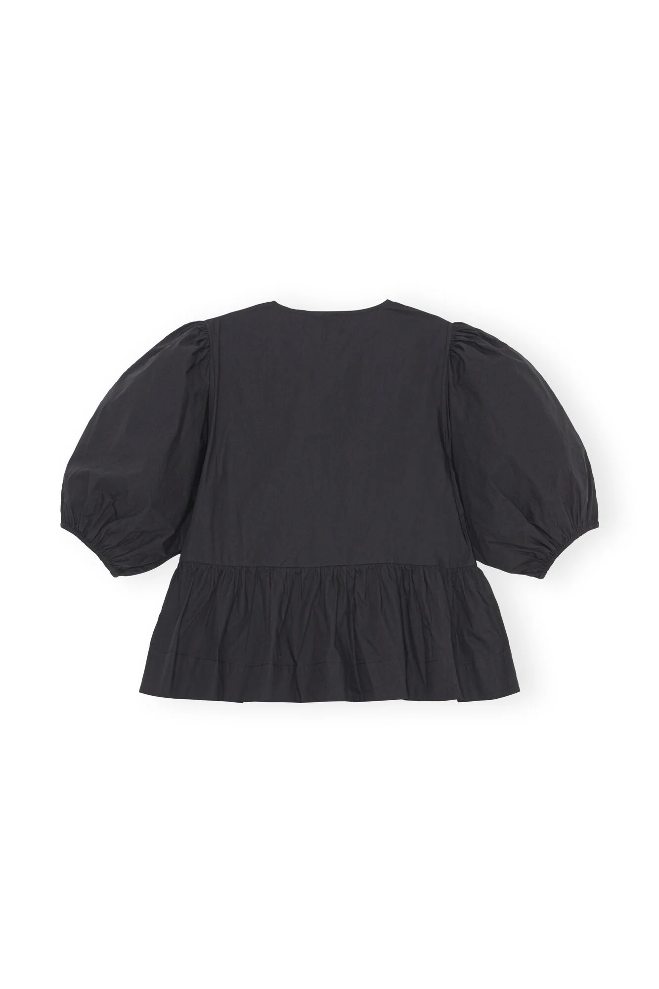 Heidi-Mode | Bluse mit Puffärmeln und Schleifendetail für Damen - Image 4