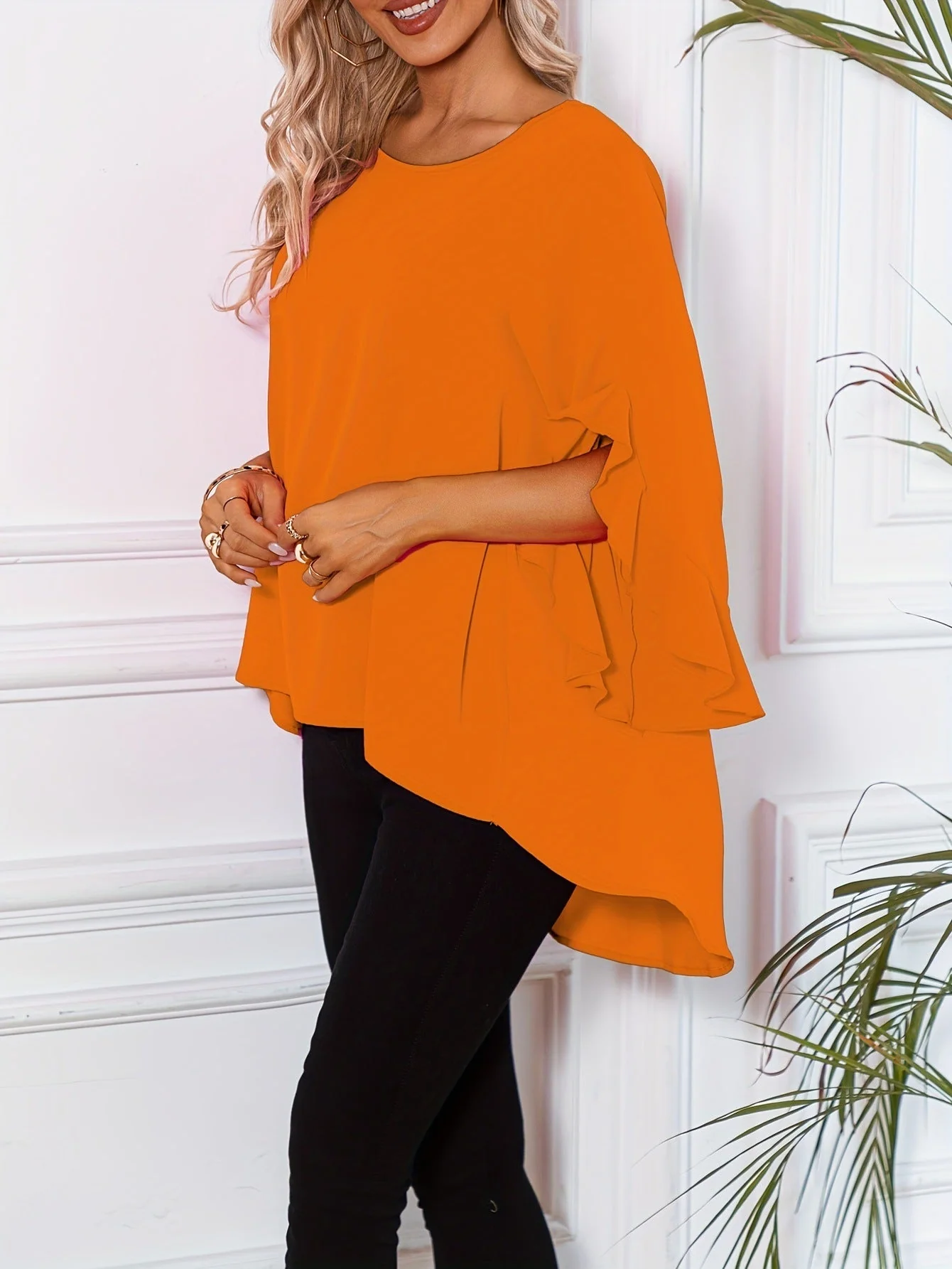 Heidi-Mode | Bluse mit Rundhalsausschnitt für Den Frühling - Image 4