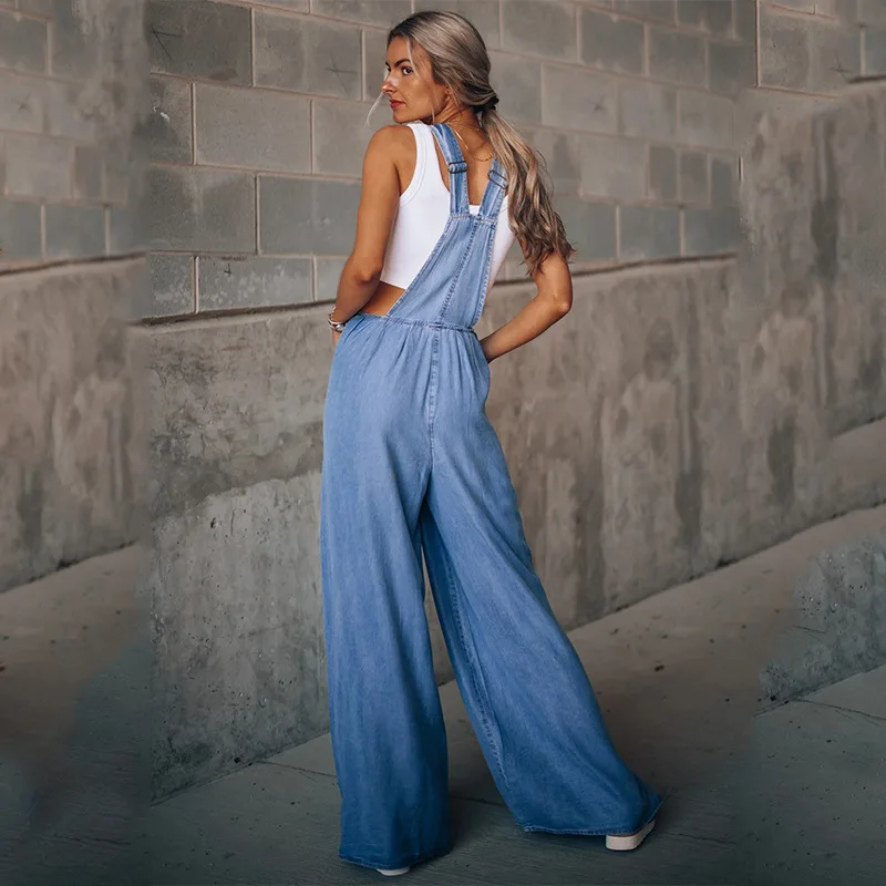 Heidi-Mode | Boho Oversize Denim Latzhose - Image 10