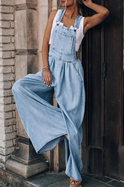 Heidi-Mode | Boho Oversize Denim Latzhose - Image 15