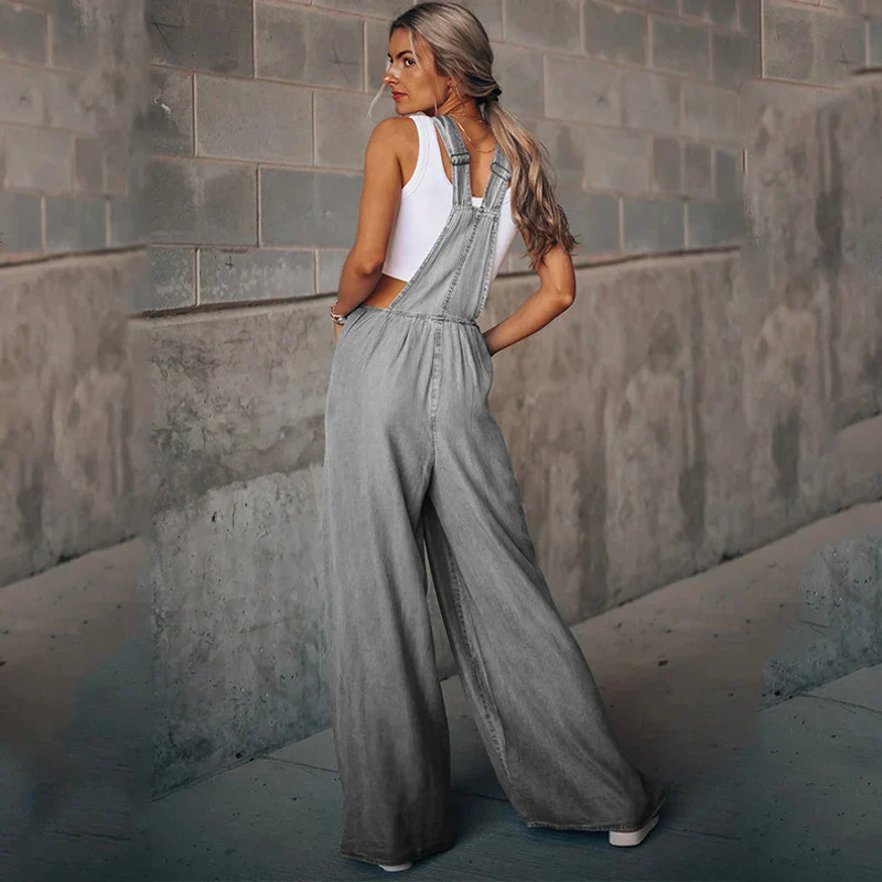 Heidi-Mode | Boho Oversize Denim Latzhose - Image 7