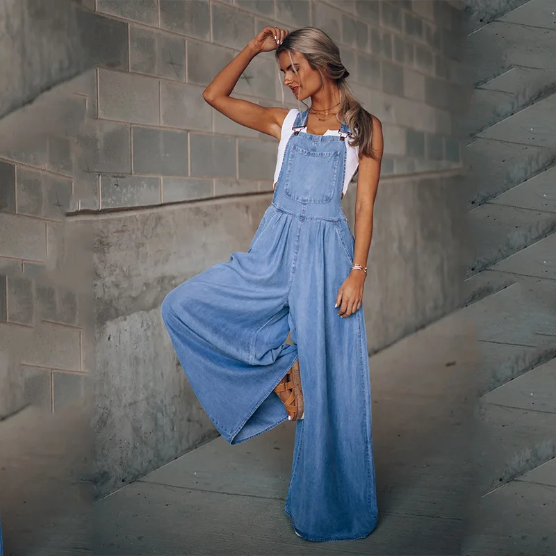 Heidi-Mode | Boho Oversize Denim Latzhose - Image 9