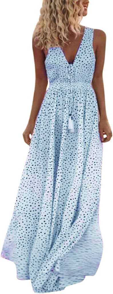 Heidi-Mode | Bohemian-Patchwork-Kleid mit V-Ausschnitt und A-Linie In Punkten - Image 2
