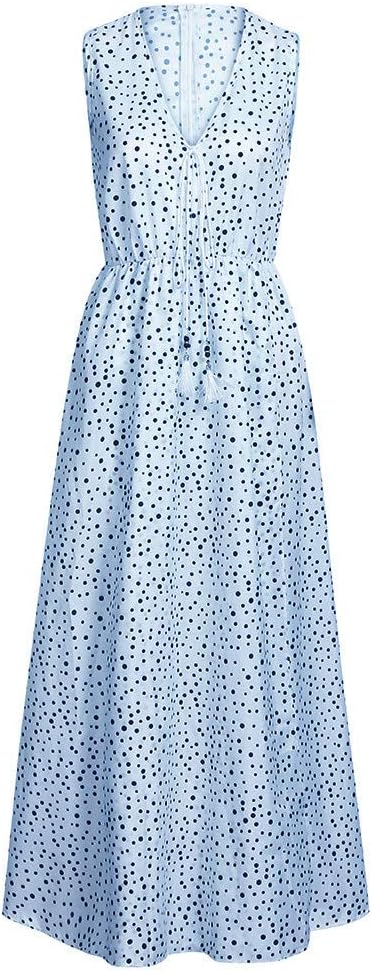 Heidi-Mode | Bohemian-Patchwork-Kleid mit V-Ausschnitt und A-Linie In Punkten - Image 3