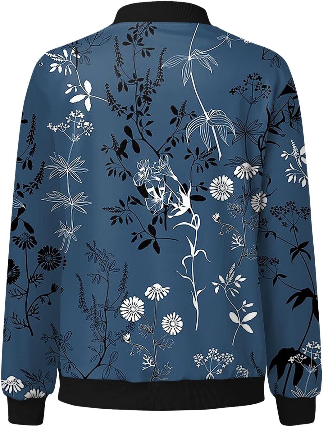 Heidi-Mode | Bomberjacke mit Blumenmuster für Damen - Image 2