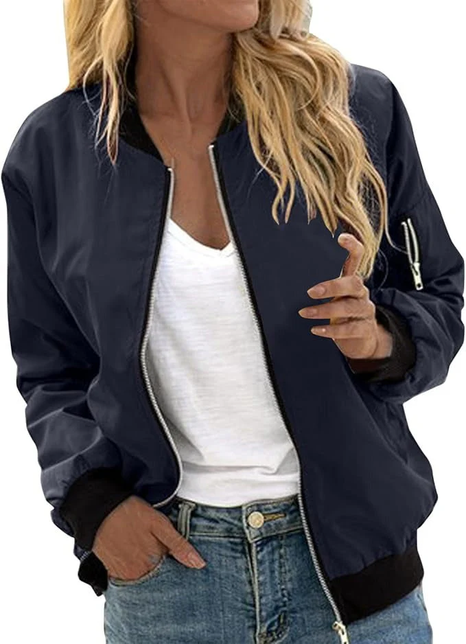 Heidi-Mode | Bomberjacke mit Blumenmuster für Damen - Image 7