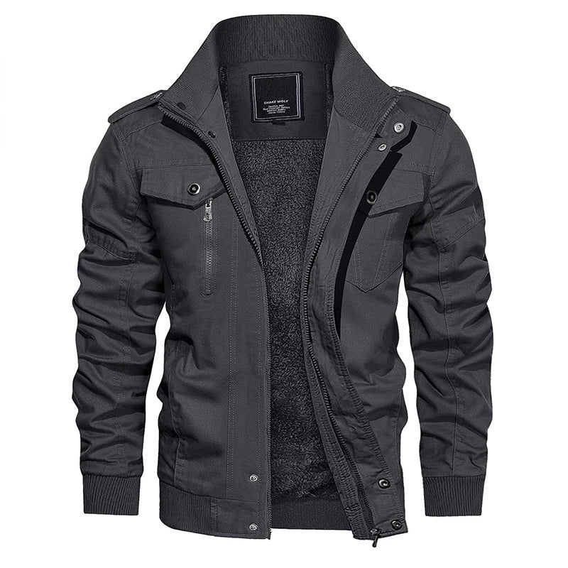 Heidi-Mode | Moderner und Trendiger Bomber mit Weichem Futter für Männer Perfekt für Den Alltag - Image 3