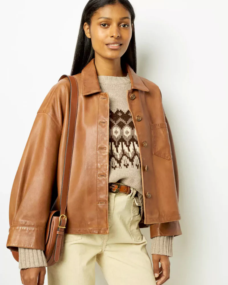 Heidi-Mode | Boxy Lederjacke - Image 4