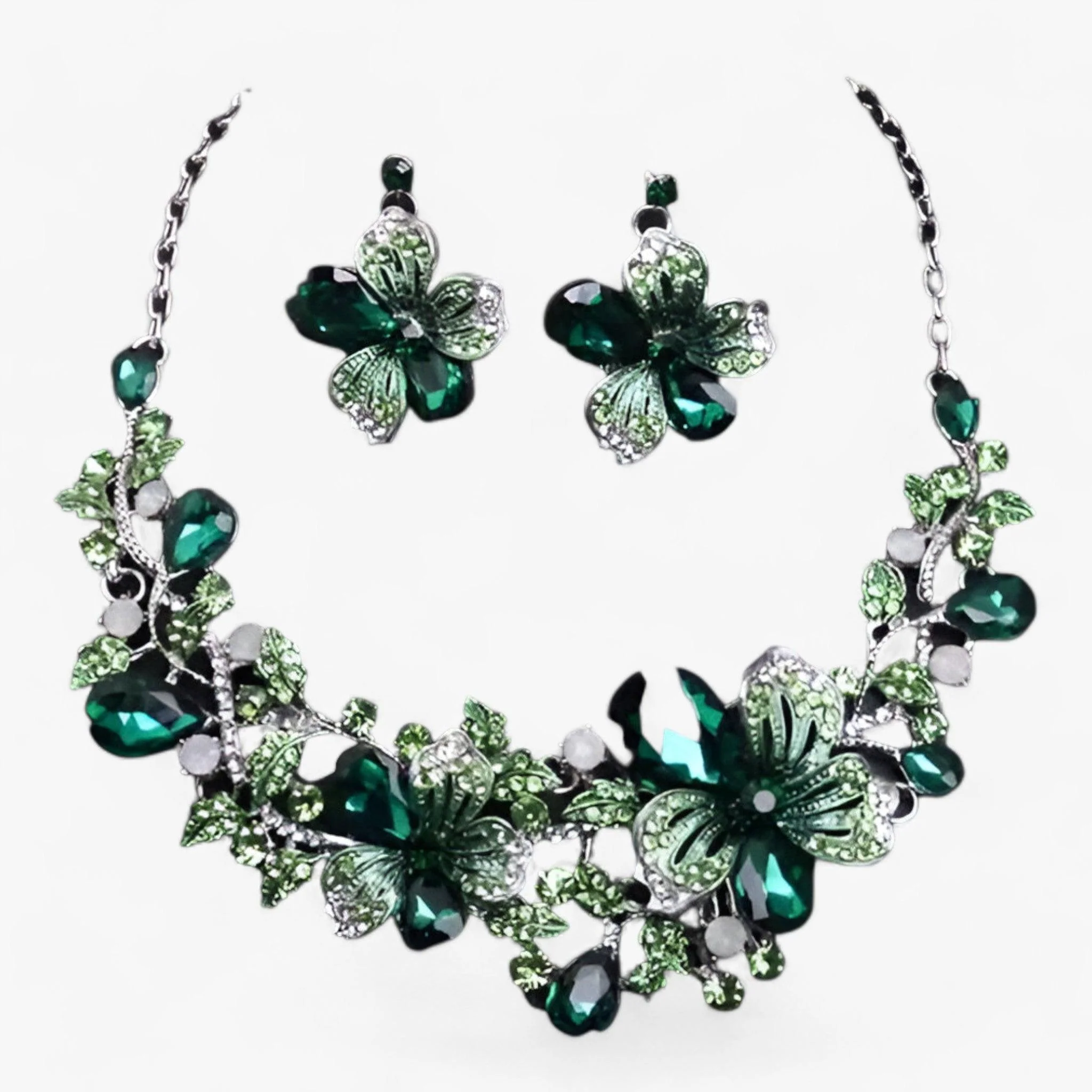 Heidi-Mode | Brautschmuck Blumenketten und Ohrringe - Image 5