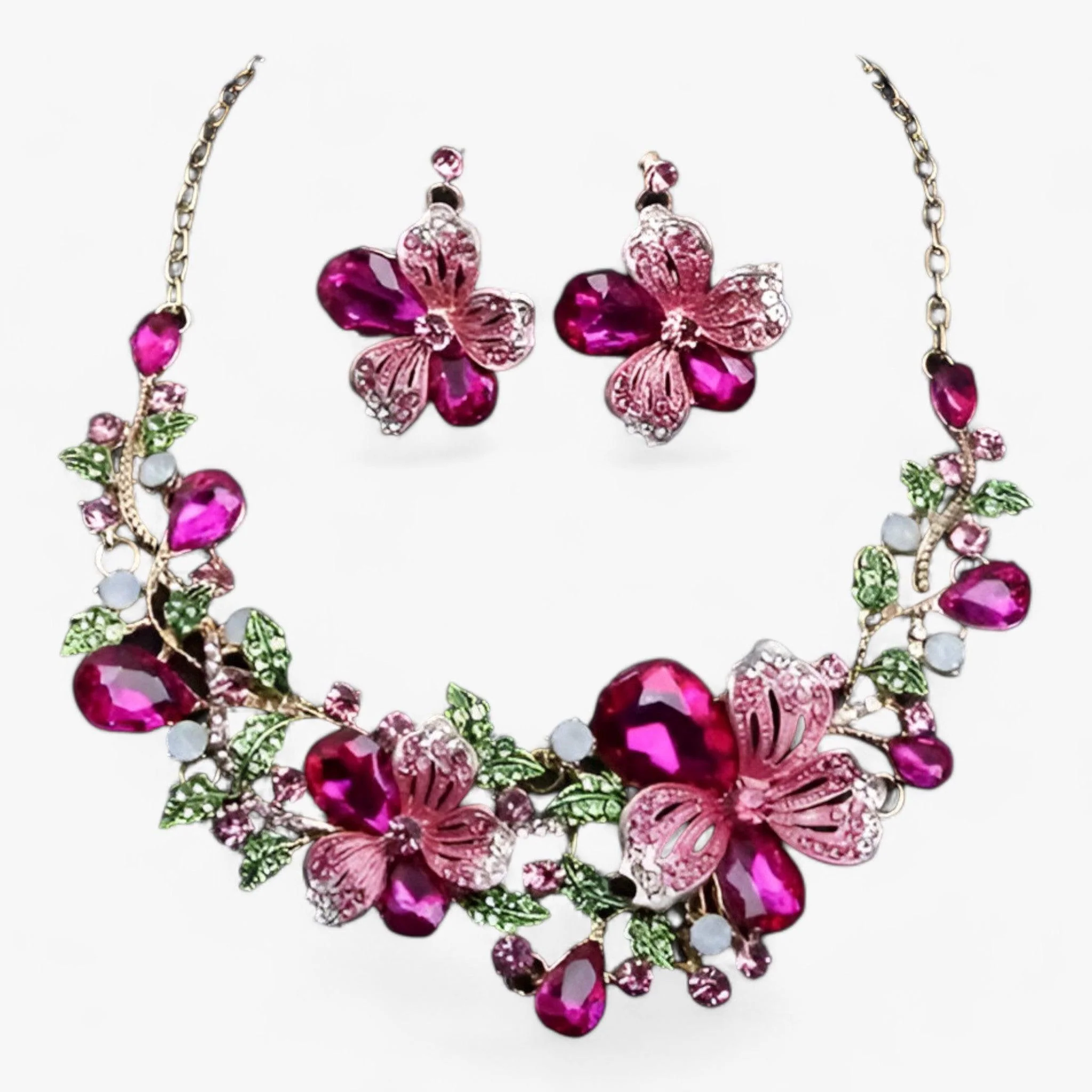 Heidi-Mode | Brautschmuck Blumenketten und Ohrringe - Image 7
