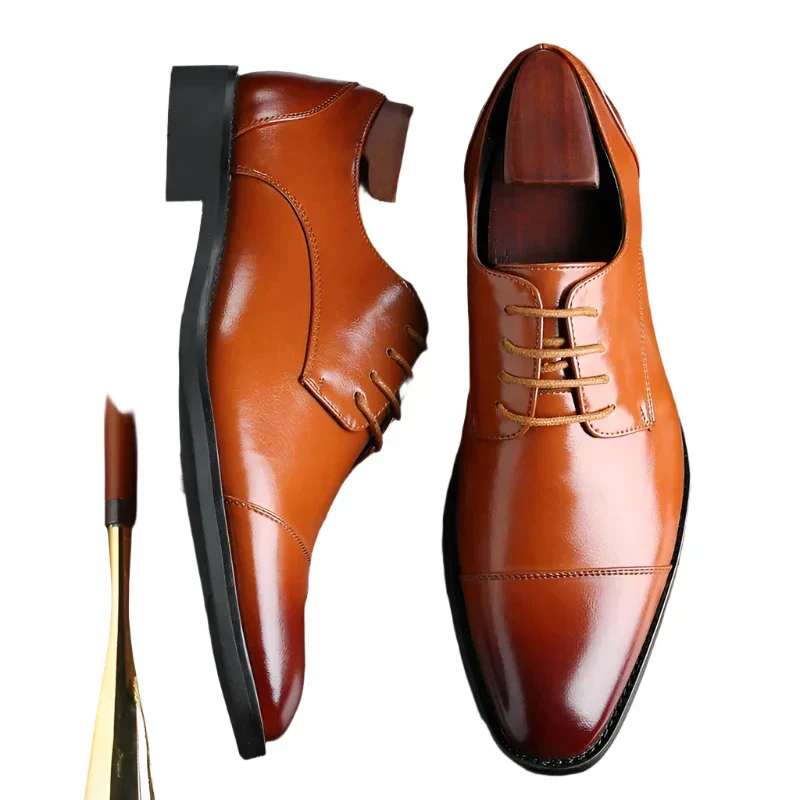 Heidi-Mode | Büro Derby Schuhe für Männer - Image 2