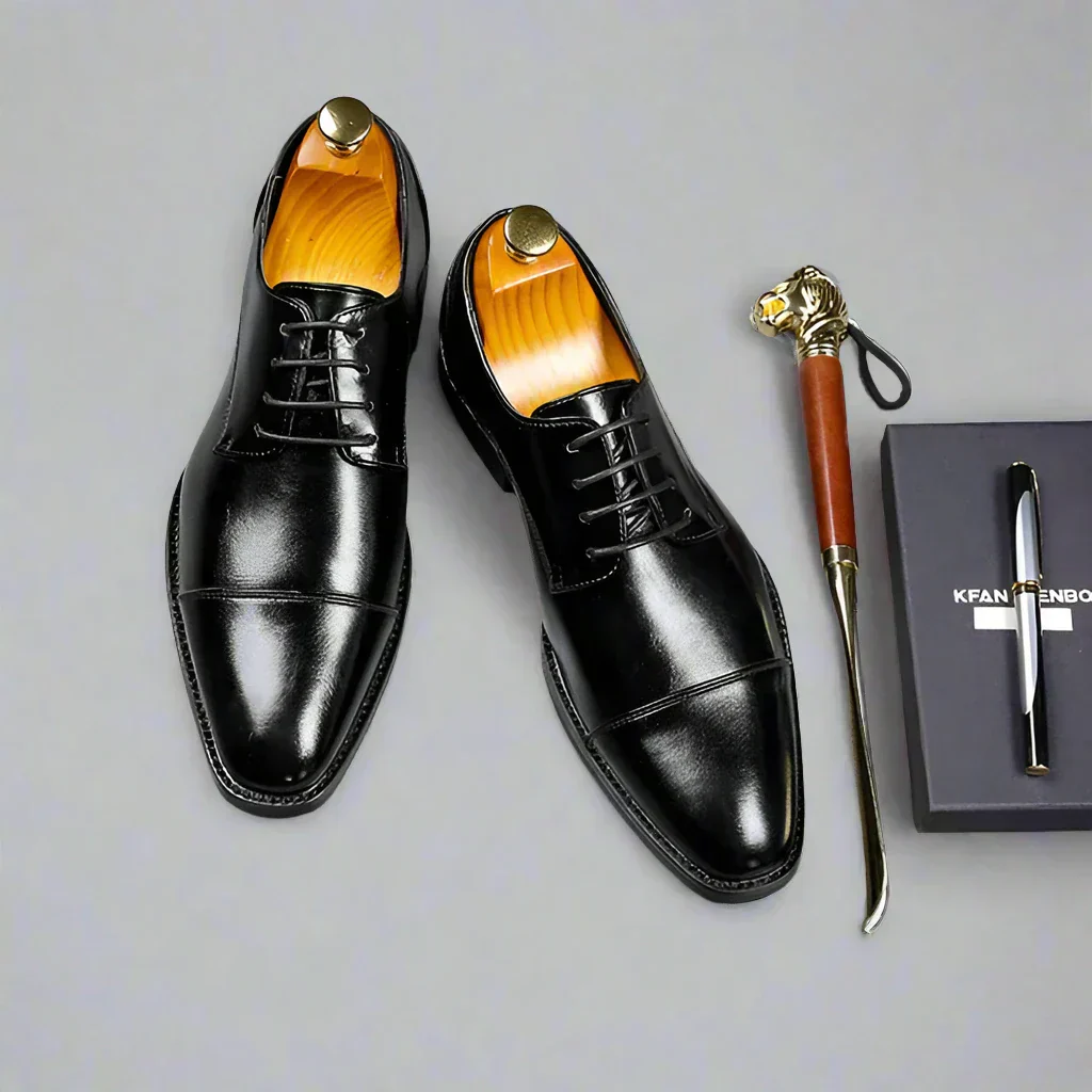 Heidi-Mode | Büro Derby Schuhe für Männer - Image 3
