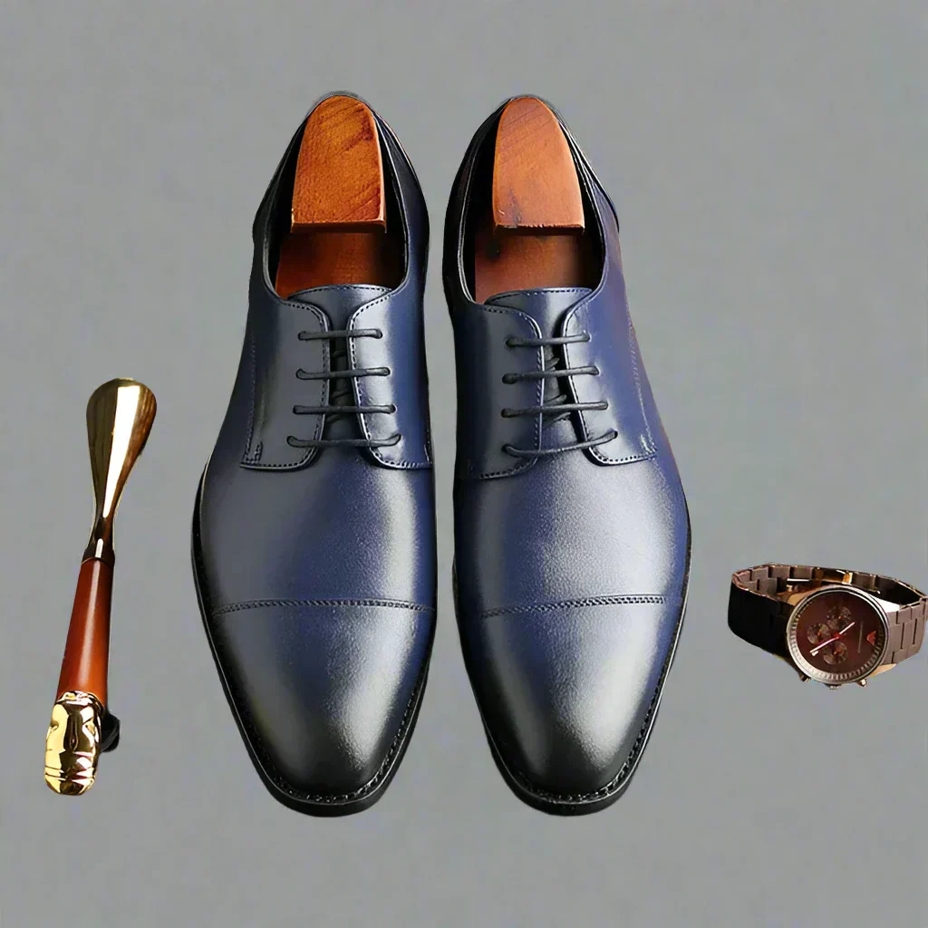 Heidi-Mode | Büro Derby Schuhe für Männer - Image 4