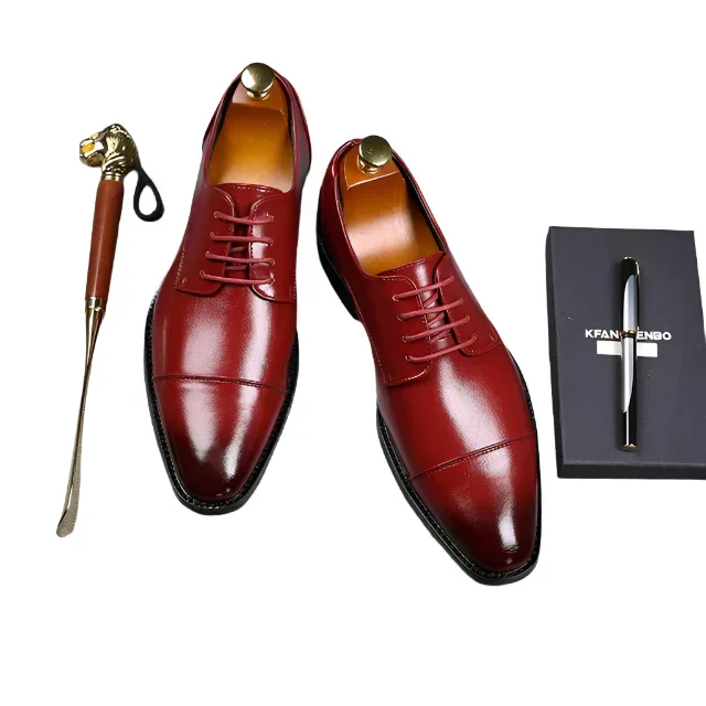 Heidi-Mode | Büro Derby Schuhe für Männer - Image 6
