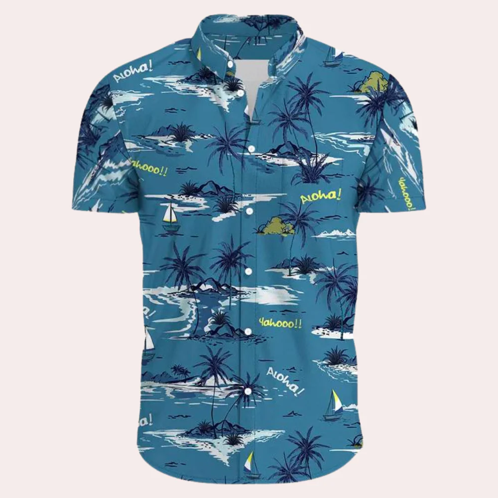 Heidi-Mode | Farbenfrohe und Trendige Hawaii-Hemd für Männer - Image 4