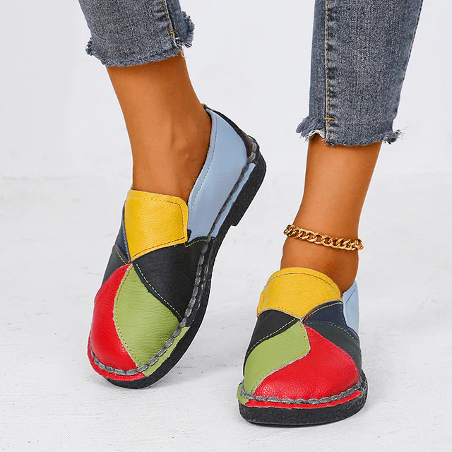 Heidi-Mode | Bunte Damen-Orthopädische Schuhe mit Absatz - Image 2