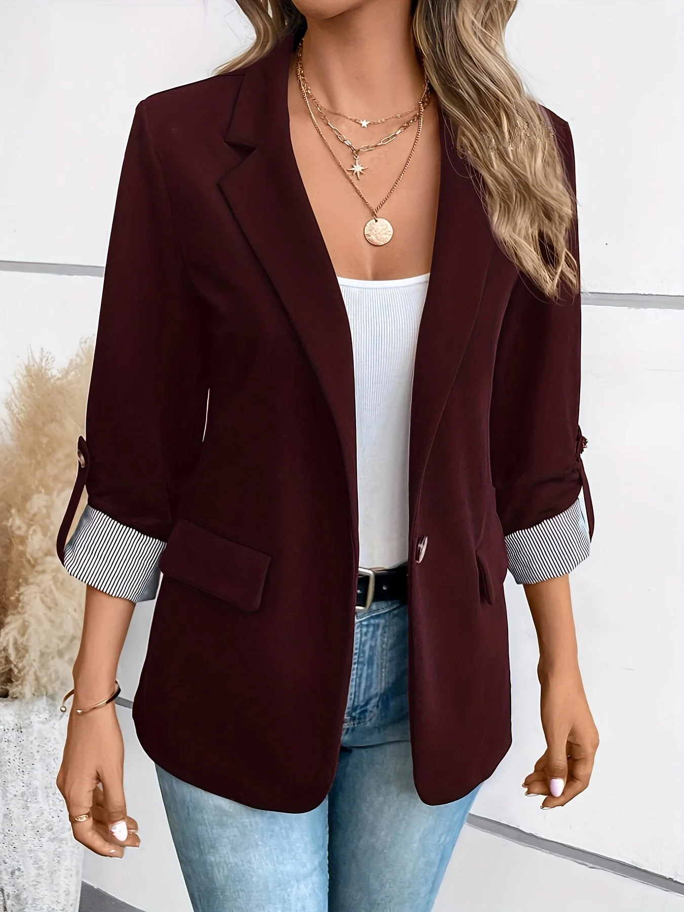Heidi-Mode | Eleganter Business Longblazer Mit - Image 2