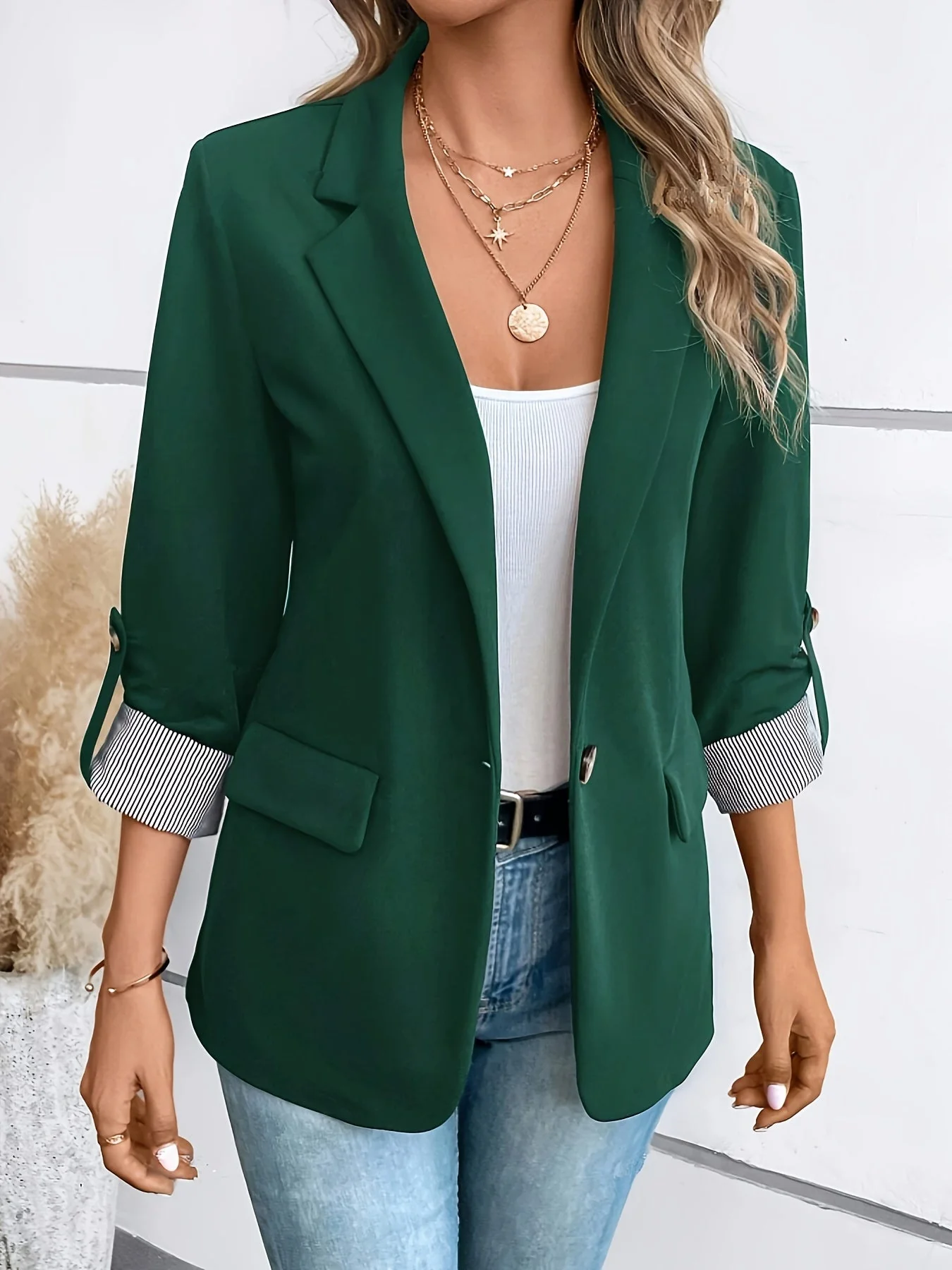 Heidi-Mode | Eleganter Business Longblazer Mit - Image 5