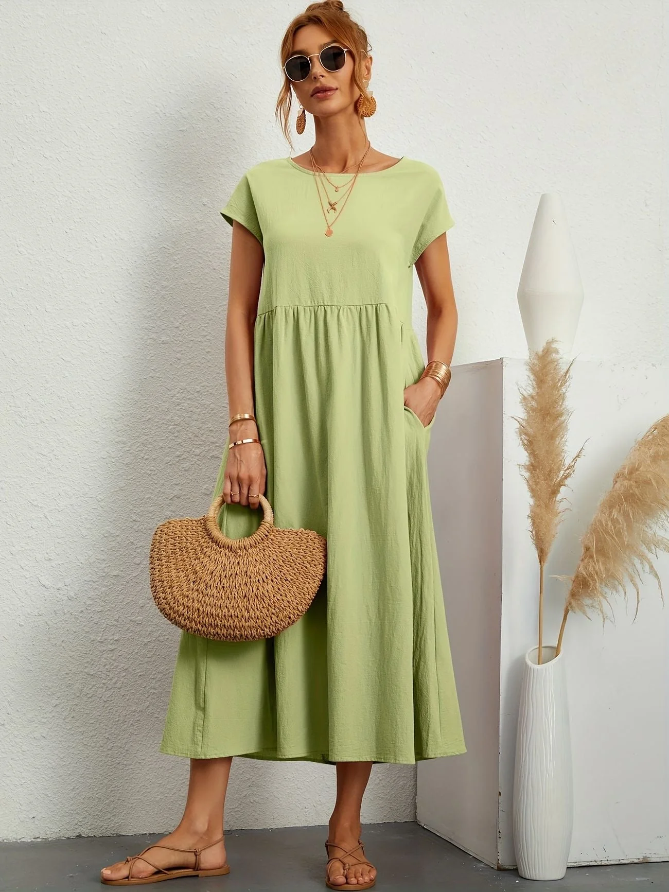 Heidi-Mode | Kleid mit Rundhalsausschnitt - Image 13