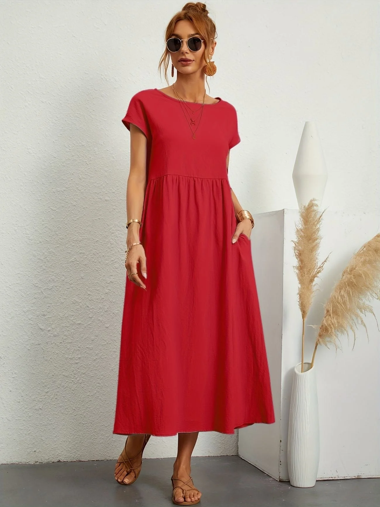 Heidi-Mode | Kleid mit Rundhalsausschnitt - Image 27