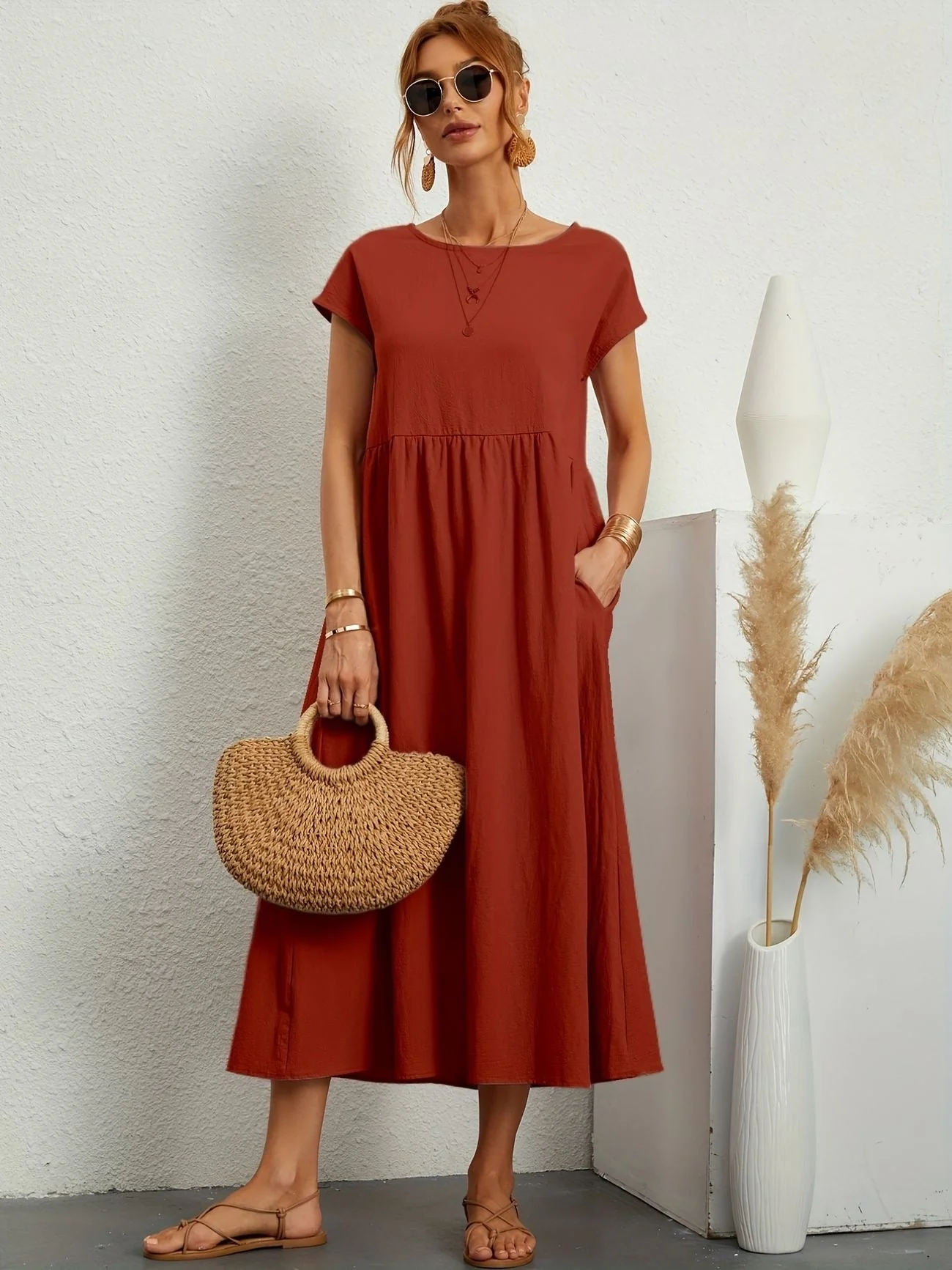 Heidi-Mode | Kleid mit Rundhalsausschnitt - Image 6