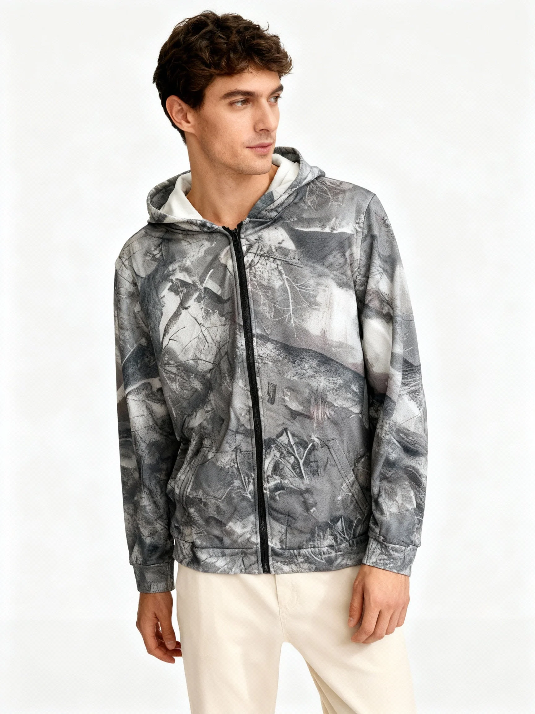 Heidi-Mode | Camo Kapuzenpulli Übergröße Komfort und Stylischer Camo Look - Image 3