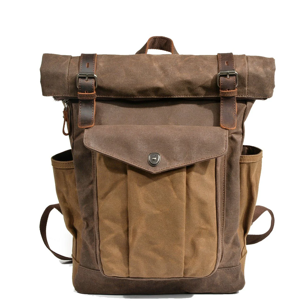 Heidi-Mode | Canvas Rolltop Rucksack - Lundastyle - Nachhaltig und Stilvoll für Abenteurer - Image 15