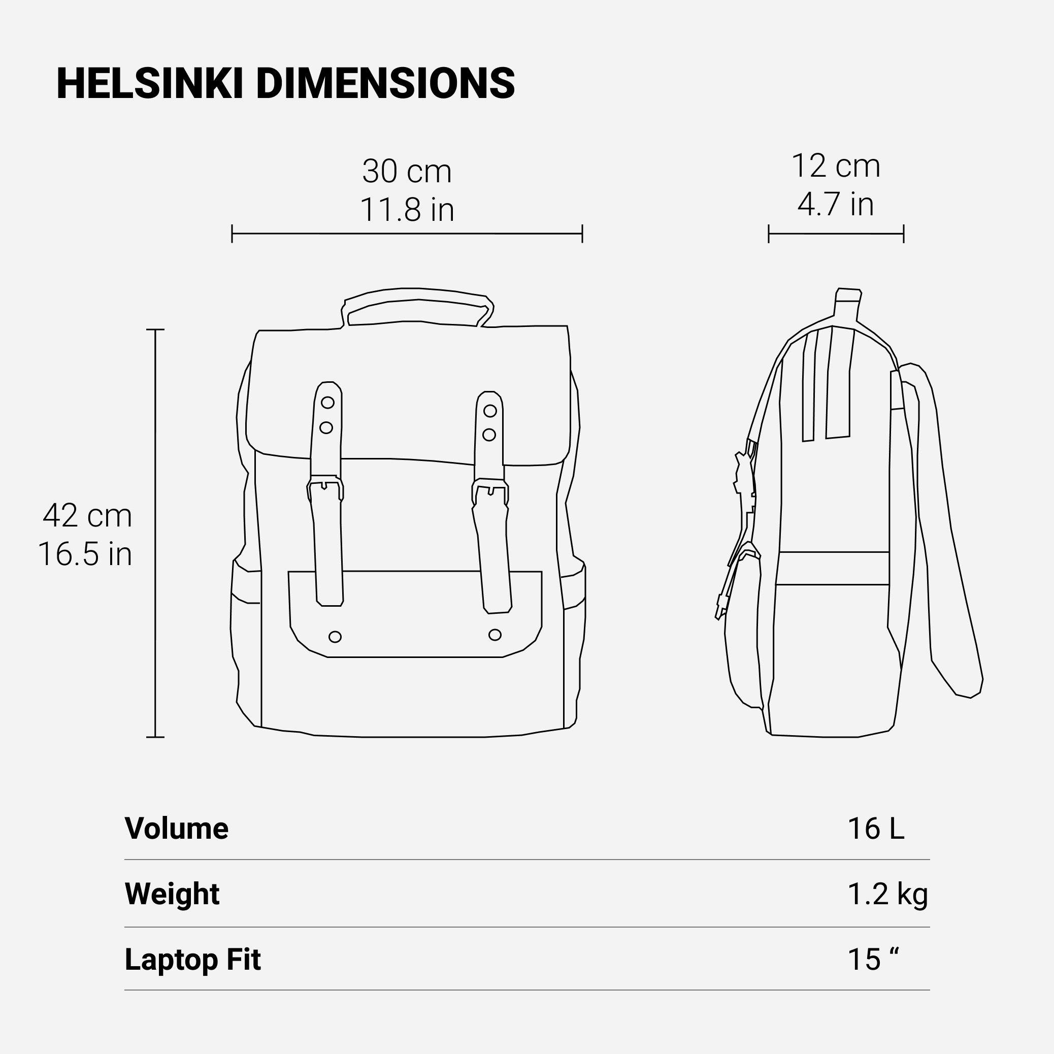 Heidi-Mode | Canvas Rucksack - Stockholm - Stilvoller und Nachhaltiger Rucksack für Den Täglichen Gebrauch - Image 6