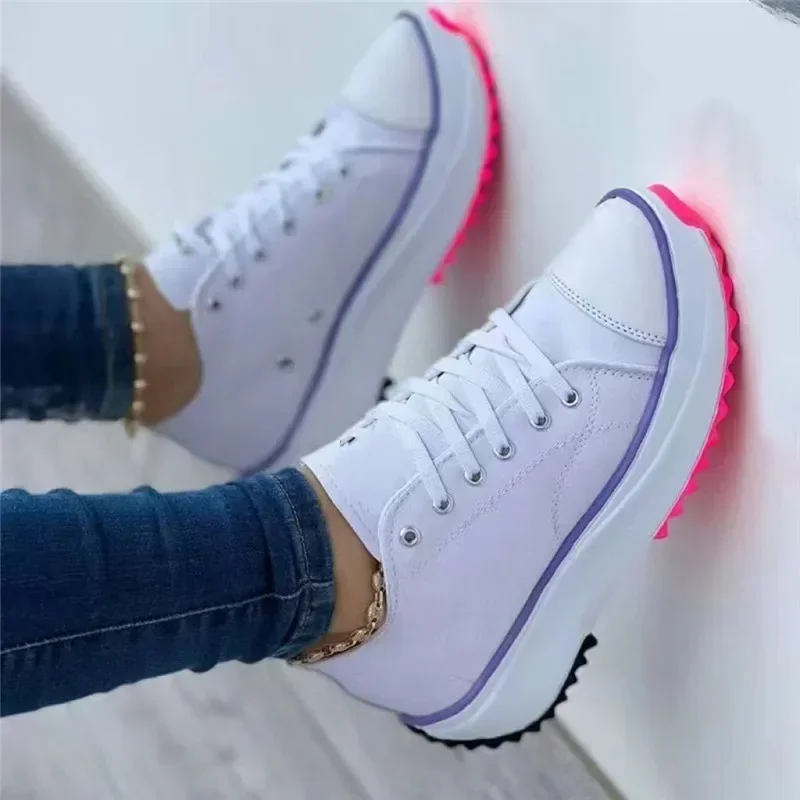 Heidi-Mode | Canvas Sneakers Lässige Schnürschuhe - Image 8
