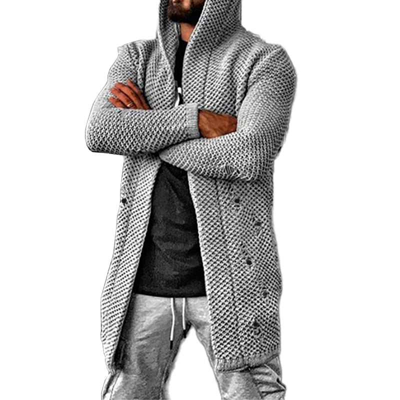 Heidi-Mode | Strickjacke mit Kapuze für Männer - Image 2