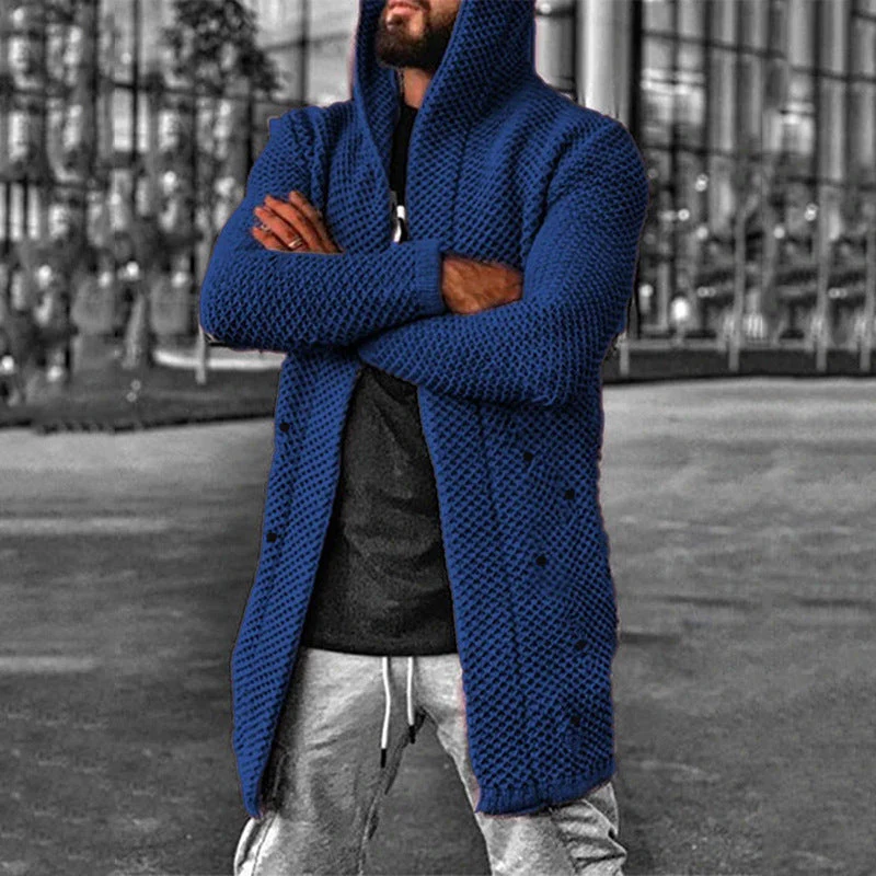 Heidi-Mode | Strickjacke mit Kapuze für Männer - Image 5