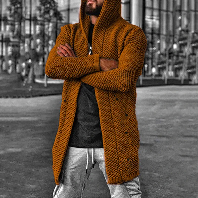 Heidi-Mode | Strickjacke mit Kapuze für Männer - Image 7