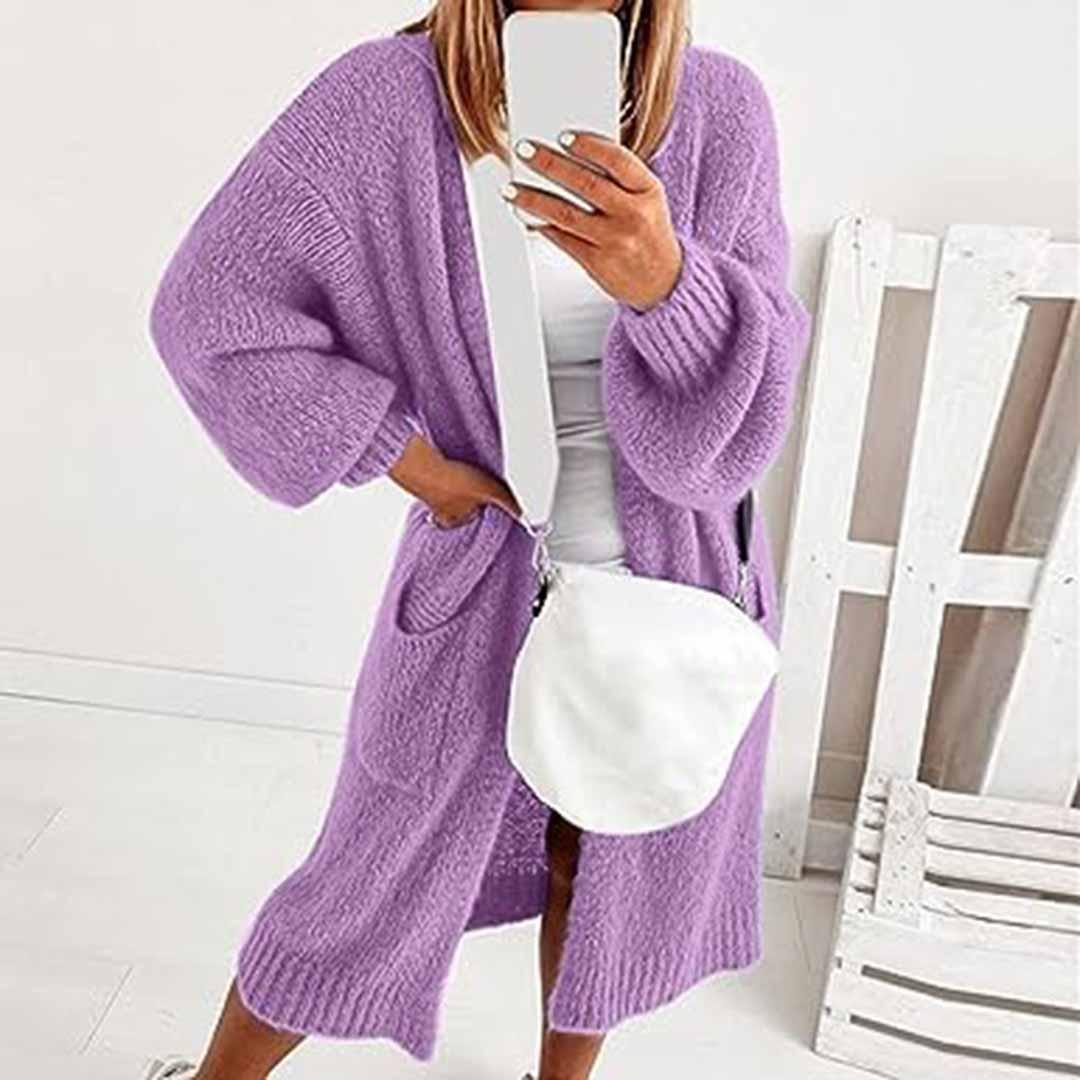 Heidi-Mode | Cardigan Comfy Lange Damen Cardigan - Image 11