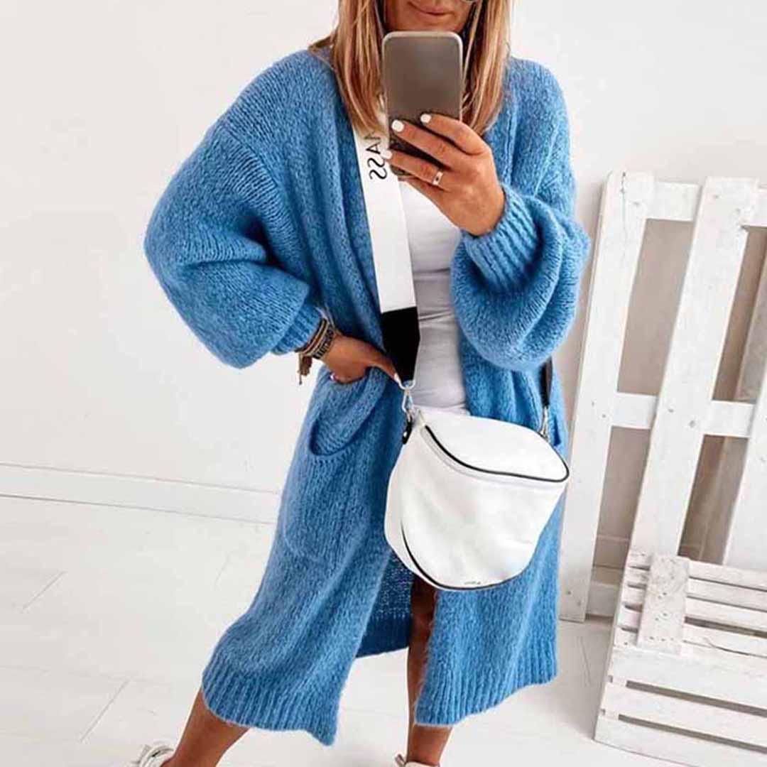 Heidi-Mode | Cardigan Comfy Lange Damen Cardigan - Image 8