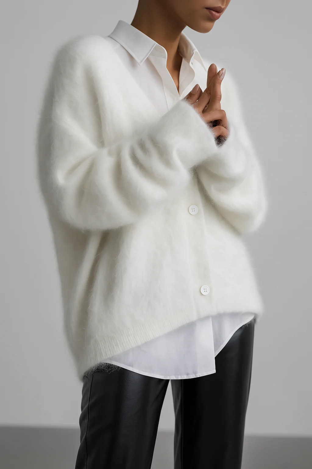Heidi-Mode | Cardigan - Damen Herbst Luxuriöser Kaschmir Strick Cardigan - Image 3