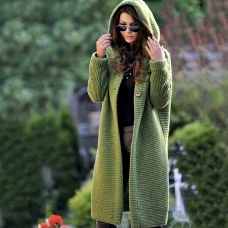 Heidi-Mode | Cardigan mit Kapuze Schöner Cardigan mit Stil - Image 3