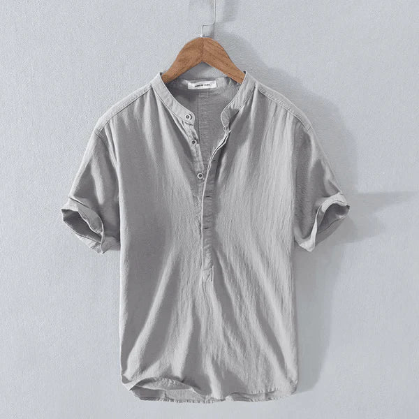 Heidi-Mode | Casual Henley T Shirt mit Knopfleiste und Kurzarm - Image 5