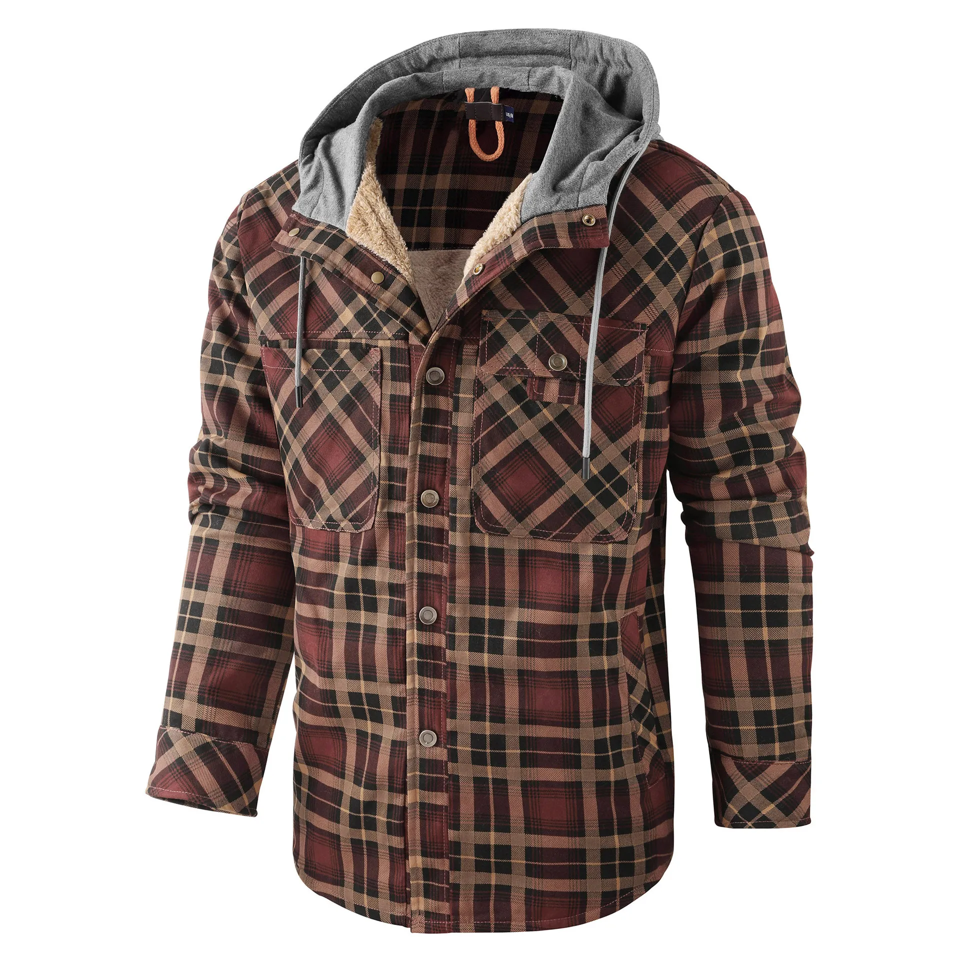 Heidi-Mode | Lässige Herbst Karierte Hemd Jacke für Unisex - Image 2