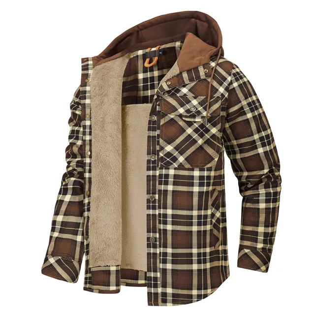 Heidi-Mode | Lässige Herbst Karierte Hemd Jacke für Unisex - Image 8